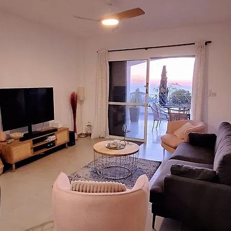 Sunset Sea View In Appartement Kissonerga