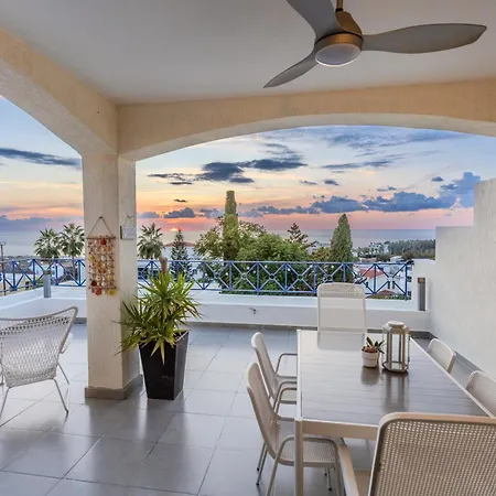 Sunset Sea View In Apartamento Kissonerga